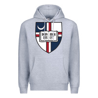 Heather Grey university catholic Premium Hoodie - linhVisuals