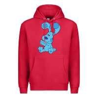 Cardinal blues clues on red sofa Premium Hoodie - linhVisuals