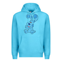 Ocean Blue blues clues on red sofa Premium Hoodie - linhVisuals