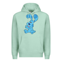 Seafoam blues clues on red sofa Premium Hoodie - linhVisuals