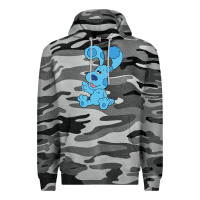 Slate Camo blues clues on red sofa Premium Hoodie - linhVisuals