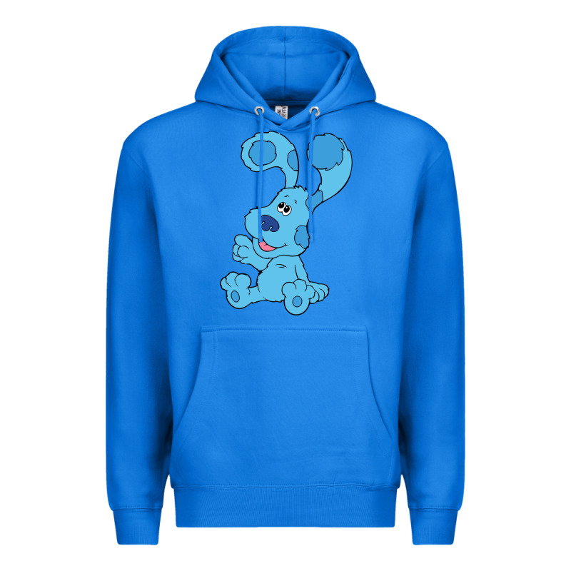 Blues Clues On Red Sofa Premium Hoodie by linhVisuals | Teevron
