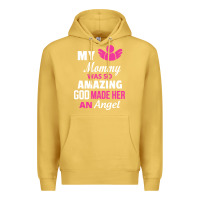 Antique Gold my mommy was amazing god made her an angel Premium Hoodie - linhVisuals