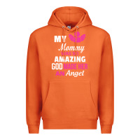 Carrot my mommy was amazing god made her an angel Premium Hoodie - linhVisuals