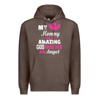 Coffee my mommy was amazing god made her an angel Premium Hoodie - linhVisuals