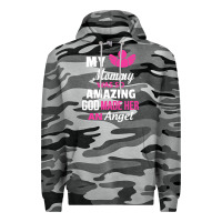 Slate Camo my mommy was amazing god made her an angel Premium Hoodie - linhVisuals