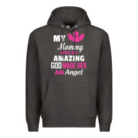 Smoke my mommy was amazing god made her an angel Premium Hoodie - linhVisuals