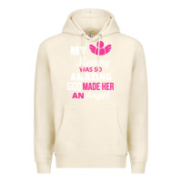 Tofu my mommy was amazing god made her an angel Premium Hoodie - linhVisuals