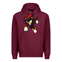 Burgundy shadow the hedgehog Premium Hoodie - linhVisuals