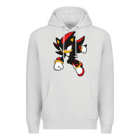 Dove Grey shadow the hedgehog Premium Hoodie - linhVisuals