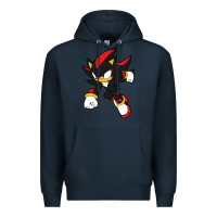 Navy shadow the hedgehog Premium Hoodie - linhVisuals