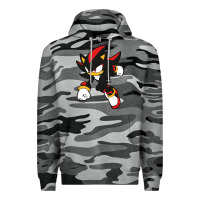 Slate Camo shadow the hedgehog Premium Hoodie - linhVisuals