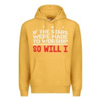 Mustard if the stars were to worship so will i Premium Hoodie - linhVisuals