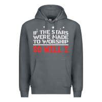 Rock if the stars were to worship so will i Premium Hoodie - linhVisuals