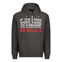 Smoke if the stars were to worship so will i Premium Hoodie - linhVisuals