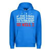 True Royal if the stars were to worship so will i Premium Hoodie - linhVisuals