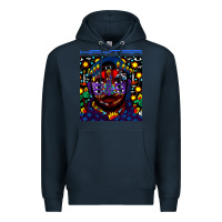 Navy kaytranada Premium Hoodie - linhVisuals