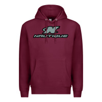 Burgundy Nautique Boats Premium Hoodie - linhVisuals