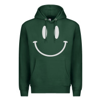Sports Green smily Premium Hoodie - linhVisuals