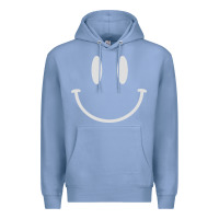 Colony Blue smily Premium Hoodie - linhVisuals
