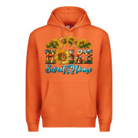 Carrot home sweet home sunflower Premium Hoodie - BarkalooDesign