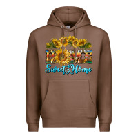 Chestnut home sweet home sunflower Premium Hoodie - BarkalooDesign