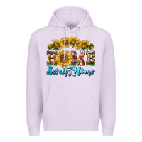 Lilac home sweet home sunflower Premium Hoodie - BarkalooDesign