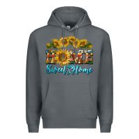 Rock home sweet home sunflower Premium Hoodie - BarkalooDesign