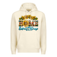 Sandshell home sweet home sunflower Premium Hoodie - BarkalooDesign