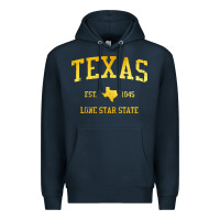 Navy texas Premium Hoodie - linhVisuals