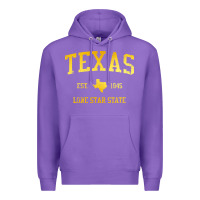 Purple texas Premium Hoodie - linhVisuals