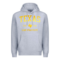 Heather Grey texas Premium Hoodie - linhVisuals
