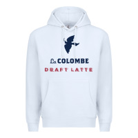 White La Colombe Premium Hoodie - linhVisuals