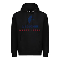 Black La Colombe Premium Hoodie - linhVisuals