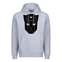 Heather Grey transformer Premium Hoodie - linhVisuals