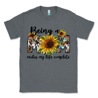 Charcoal Heather Being a mom makes my life complete Mother's Day Classic Tee - FaDigitalArtStudio