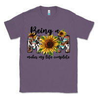 Lavender Being a mom makes my life complete Mother's Day Classic Tee - FaDigitalArtStudio
