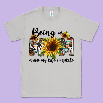 Being A Mom Makes My Life Complete Mother's Day Classic Tee Designed By Fadigitalartstudio