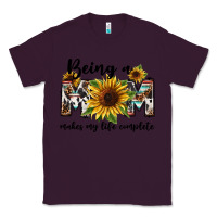 Plum Being a mom makes my life complete Mother's Day Classic Tee - FaDigitalArtStudio