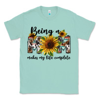 Seafoam Being a mom makes my life complete Mother's Day Classic Tee - FaDigitalArtStudio