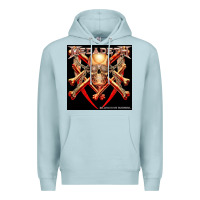 Blue Mist Megadeath Chains Premium Hoodie - linhVisuals