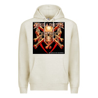 Oatmeal Heather Megadeath Chains Premium Hoodie - linhVisuals