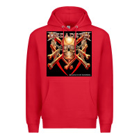 Red Megadeath Chains Premium Hoodie - linhVisuals