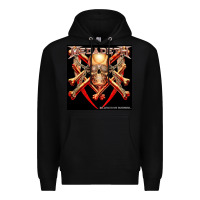 Black Megadeath Chains Premium Hoodie - linhVisuals