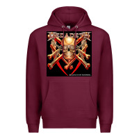 Burgundy Megadeath Chains Premium Hoodie - linhVisuals