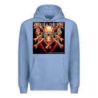 Colony Blue Megadeath Chains Premium Hoodie - linhVisuals