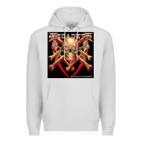 Dove Grey Megadeath Chains Premium Hoodie - linhVisuals