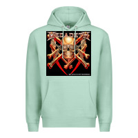 Seafoam Megadeath Chains Premium Hoodie - linhVisuals