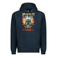 Navy Megadeath World Order Premium Hoodie - linhVisuals