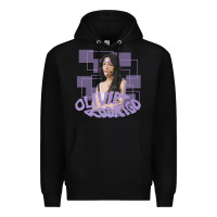 Black olivia rodrigo Premium Hoodie - linhVisuals